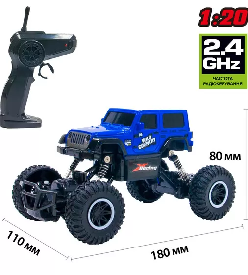 Автомобиль Off-Road Crawler На Р/У – Wild Country (Синий) - SL-106AB_6.jpg - № 6