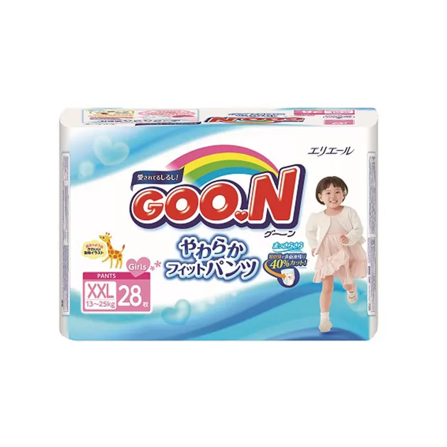Трусики-Подгузники Goo.N Для Девочек (Xxl, 13-25 Кг) Коллекция 2015 года