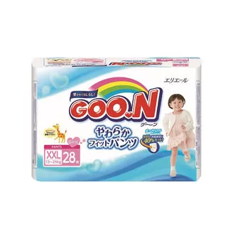 Трусики-Подгузники Goo.N Для Девочек (Xxl, 13-25 Кг) Коллекция 2015 года