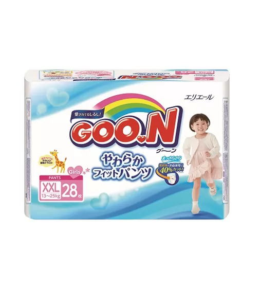 Трусики-Подгузники Goo.N Для Девочек (Xxl, 13-25 Кг) Коллекция 2015 года - 753717_1.jpg - № 1