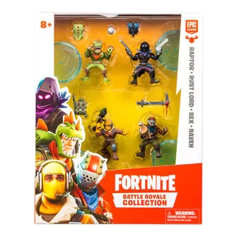 Набор Игровых Фигурок Серии Fortnite – Раптор, Ворон, Рекс, Повелитель Ржавчины