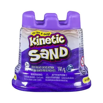 Песок Для Детского Творчества - Kinetic Sand Мини Крепость (Фиолетовый)