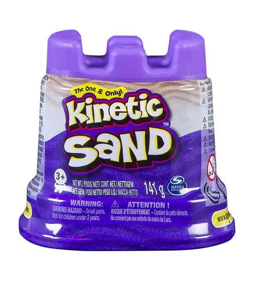 Песок Для Детского Творчества - Kinetic Sand Мини Крепость (Фиолетовый) - 71419P_1.jpg - № 1
