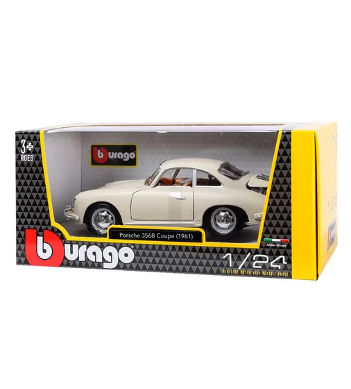 Автомодель - Porsche 356B (1961) (ассорти слоновая кость, красный, 1:24) - 18-22079_11.jpg - № 11
