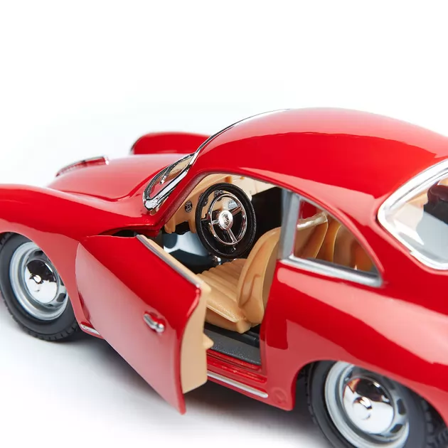 Автомодель - Porsche 356B (1961) (ассорти слоновая кость, красный, 1:24)