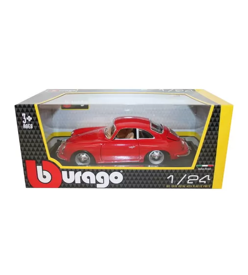 Автомодель - Porsche 356B (1961) (ассорти слоновая кость, красный, 1:24) - 18-22079_10.jpg - № 10