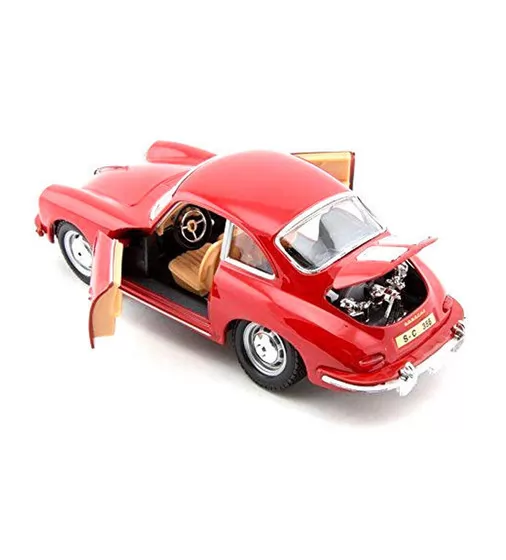 Автомодель - Porsche 356B (1961) (ассорти слоновая кость, красный, 1:24) - 18-22079_5.jpg - № 5