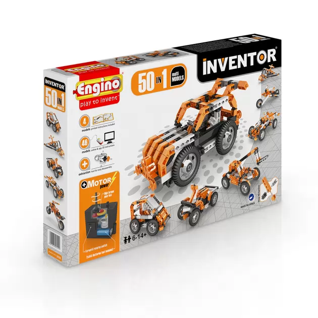 Конструктор Inventor Motorized 50 В 1  С Электродвигателем
