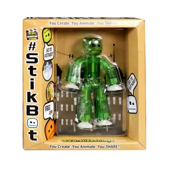 Фигурка Для  Анимационного Творчества Stikbot S1 (Зеленый)