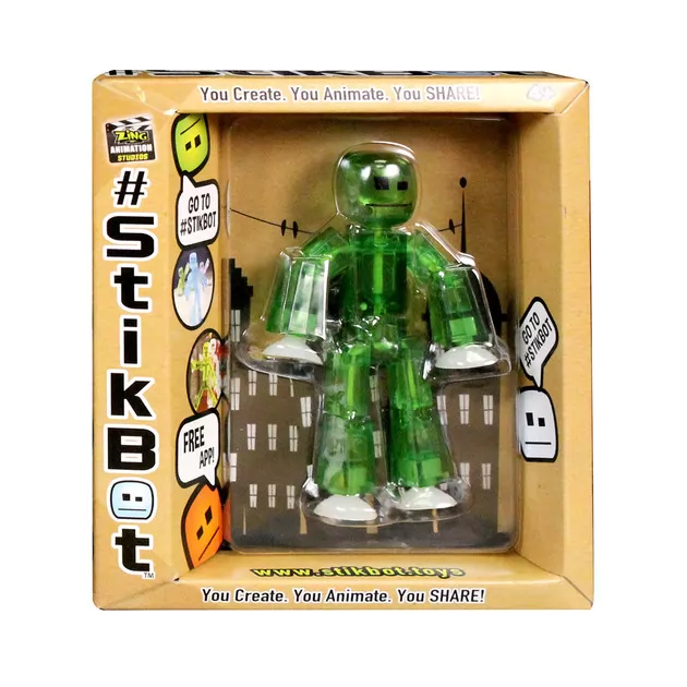 Фигурка Для  Анимационного Творчества Stikbot S1 (Зеленый)
