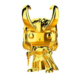 Игровая Фигурка Funko Pop! Серии Золотой Хром - Локи