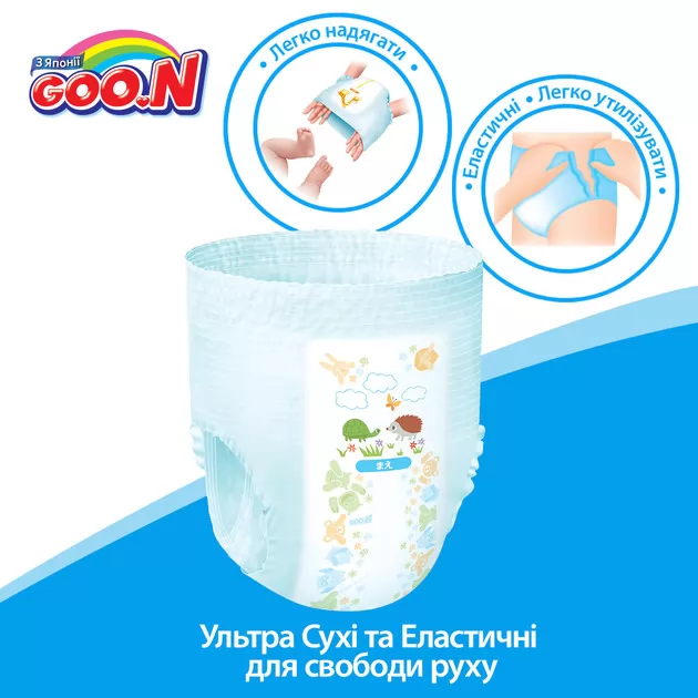 Трусики-подгузники Goo.N для девочек коллекция 2019 (XXL, 13-25 кг)