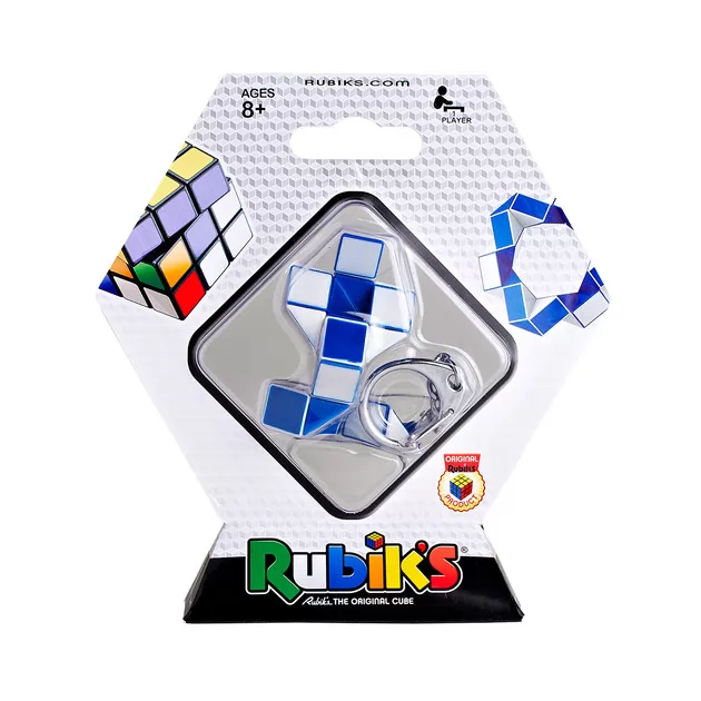 Мини-Головоломка Rubik's – Змейка Бело-Голубая