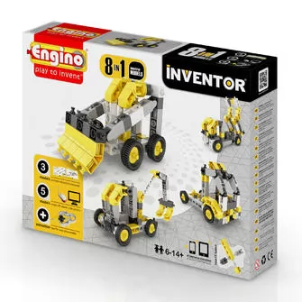 Конструктор Inventor 8 В 1 - Строительная Техника