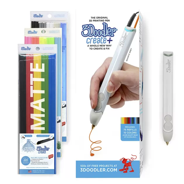 3D-Ручка 3Doodler Create Plus  Для Профессионального Использования - Серая