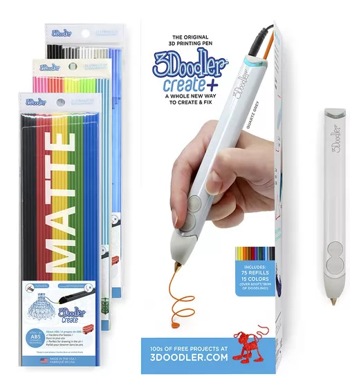 3D-Ручка 3Doodler Create Plus  Для Профессионального Использования - Серая - 8CPSGYEU3E_1.jpg - № 1