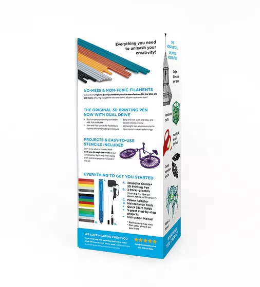 3D-Ручка 3Doodler Create Plus  Для Профессионального Использования - Серая - 8CPSGYEU3E_3.jpg - № 3