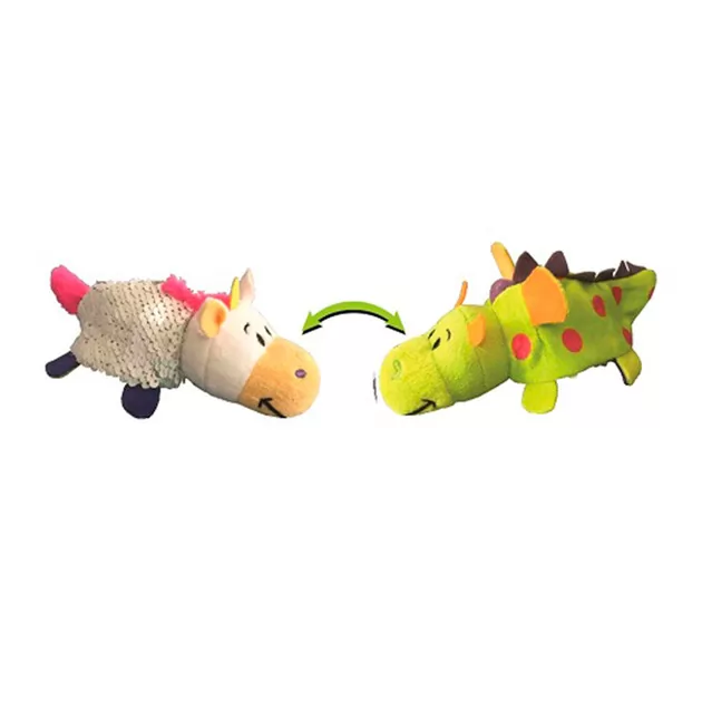 Мягкая Игрушка С Пайетками 2 В 1 - ZooPrяtki - Единорог-Дракон (12 Cm)