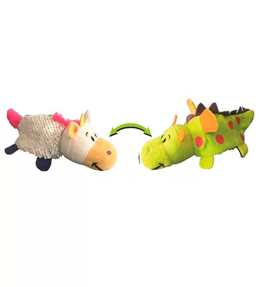 Мягкая Игрушка С Пайетками 2 В 1 - ZooPrяtki - Единорог-Дракон (12 Cm) - 551IT-ZPR_3.jpg - № 3