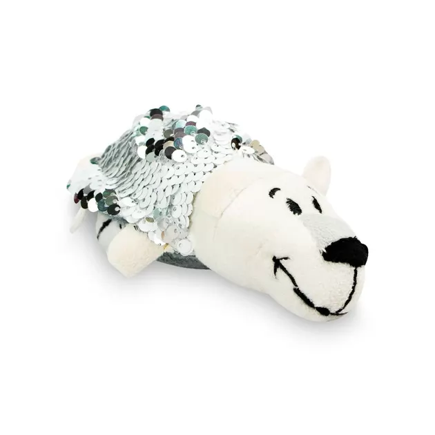 Мягкая Игрушка С Пайетками 2 В 1 - ZooPrяtki - Хаски-Полярный Медведь (12 Cm)