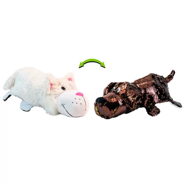Мягкая Игрушка С Пайетками 2 В 1 - ZooPrяtki - Лабрадор-Кот (30 Cm)