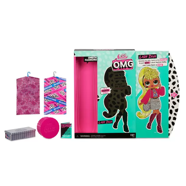 Игровой набор с куклой L.O.L. SURPRISE! серии O.M.G." - Дива"