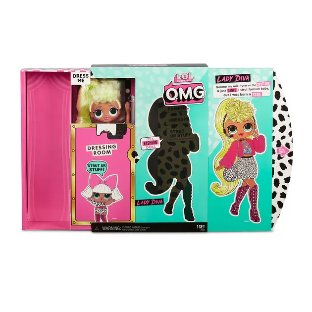 Игровой набор с куклой L.O.L. SURPRISE! серии O.M.G." - Дива"
