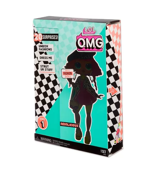 Игровой Набор С Куклой L.O.L. Surprise! Серии O.M.G. - Леди-Неон - 560579_11.jpg - № 11