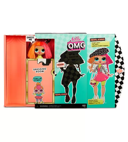 Игровой Набор С Куклой L.O.L. Surprise! Серии O.M.G. - Леди-Неон - 560579_3.jpg - № 3