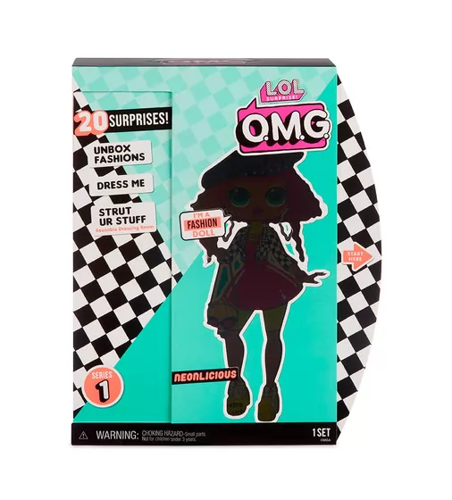 Игровой Набор С Куклой L.O.L. Surprise! Серии O.M.G. - Леди-Неон - 560579_10.jpg - № 10