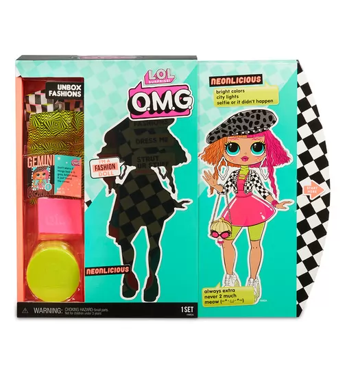 Игровой Набор С Куклой L.O.L. Surprise! Серии O.M.G. - Леди-Неон - 560579_7.jpg - № 7