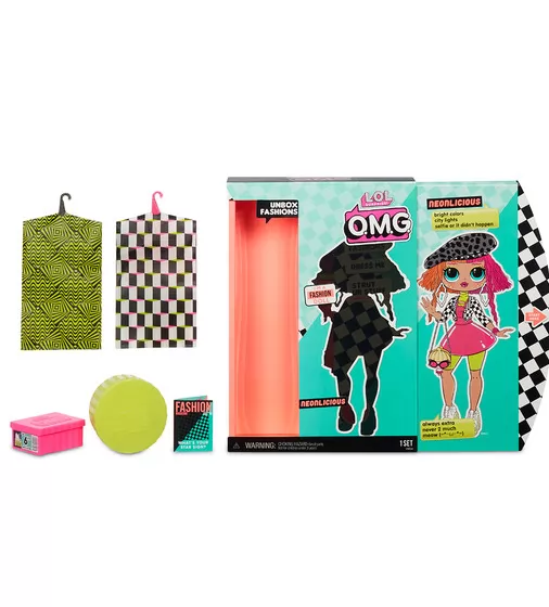 Игровой Набор С Куклой L.O.L. Surprise! Серии O.M.G. - Леди-Неон - 560579_2.jpg - № 2