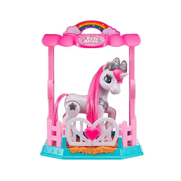 Интерактивный Игровой Набор Pets Alive – Единорог Луна В Домике