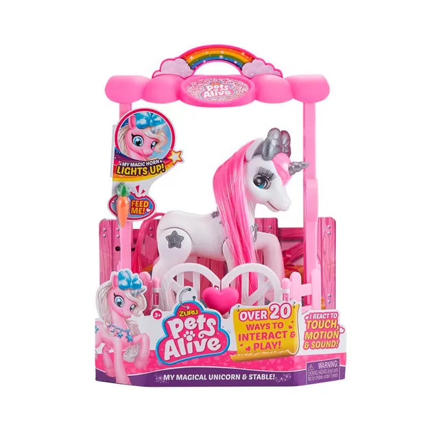 Интерактивный Игровой Набор Pets Alive – Единорог Луна В Домике