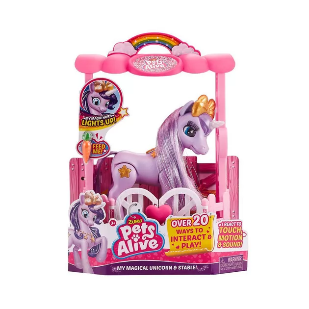 Интерактивный Игровой Набор Pets Alive – Единорог Звездочка В Домике