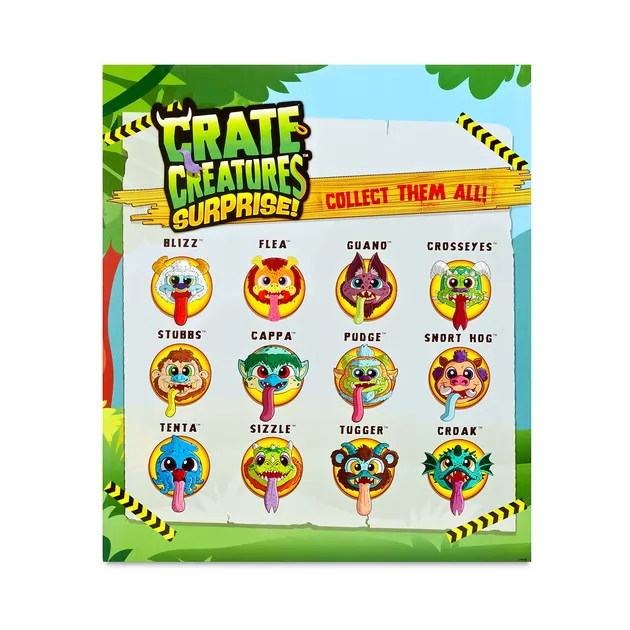 Интерактивная Игрушка Crate Creatures Surprise! Серии Flingers – Снорт Хог