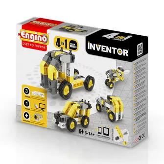 Конструктор Inventor 4 В 1 - Строительная Техника