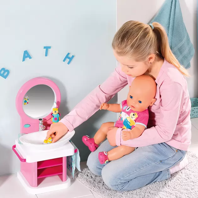 Интерактивный Умывальник Для Куклы Baby Born - Водные Забавы
