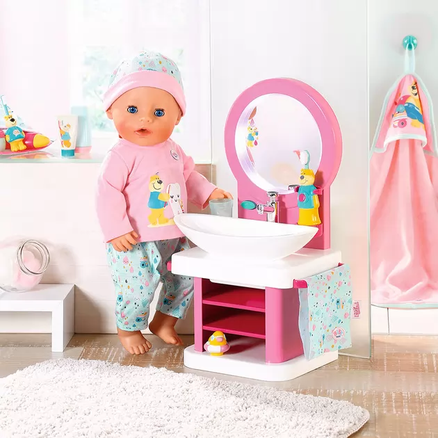 Интерактивный Умывальник Для Куклы Baby Born - Водные Забавы