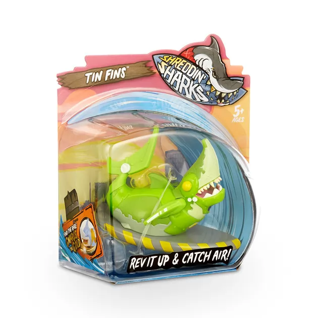 Фингерборд С Фигуркой Shreddin' Sharks - Tin Fins