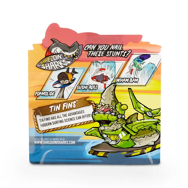 Фингерборд С Фигуркой Shreddin' Sharks - Tin Fins