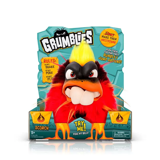 Интерактивная Игрушка Grumblies S2- Вулкан