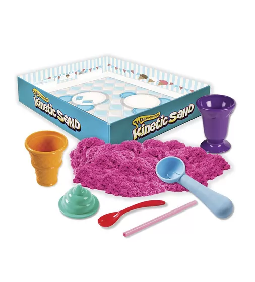 Набор Песка Для Детского Творчества - Kinetic Sand Ice Cream (Розовый) - 71417-1_2.jpg - № 2