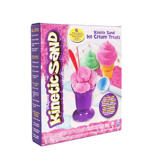 Набор Песка Для Детского Творчества - Kinetic Sand Ice Cream (Розовый) - 71417-1_1.jpg - № 1
