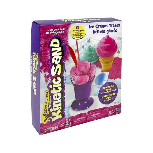 Набор Песка Для Детского Творчества - Kinetic Sand Ice Cream (Розовый)