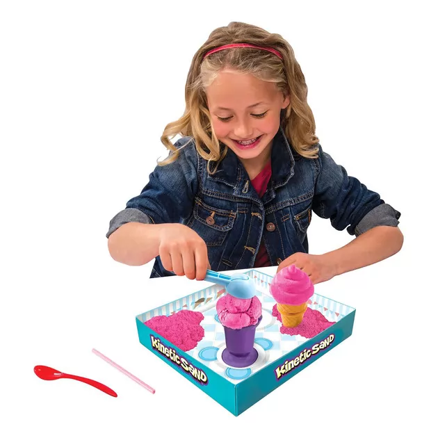 Набор Песка Для Детского Творчества - Kinetic Sand Ice Cream (Розовый)
