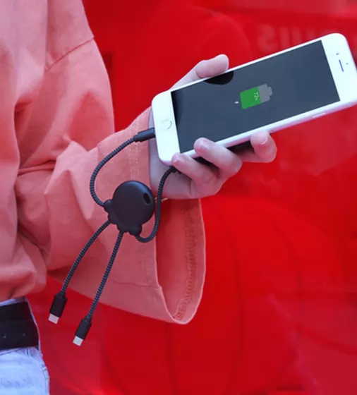 Универсальный Кабель Для Зарядки Устройств От Usb Xoopar - Octopus (Черный, Type-C, Lighting, Microu - XP61040.21A_3.jpg - № 3