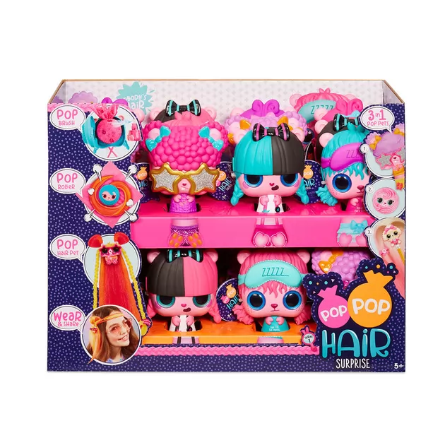 Игровой Набор Pop Pop Hair Surprise – Модная Прическа