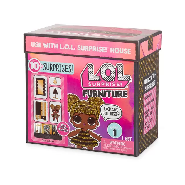 Игровой Набор С Куклой L.O.L. Surprise! - Стильный Интерьер Королевы Пчелки