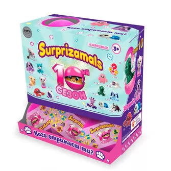 Мягкая Игрушка-Сюрприз В Шаре Surprizamals S10